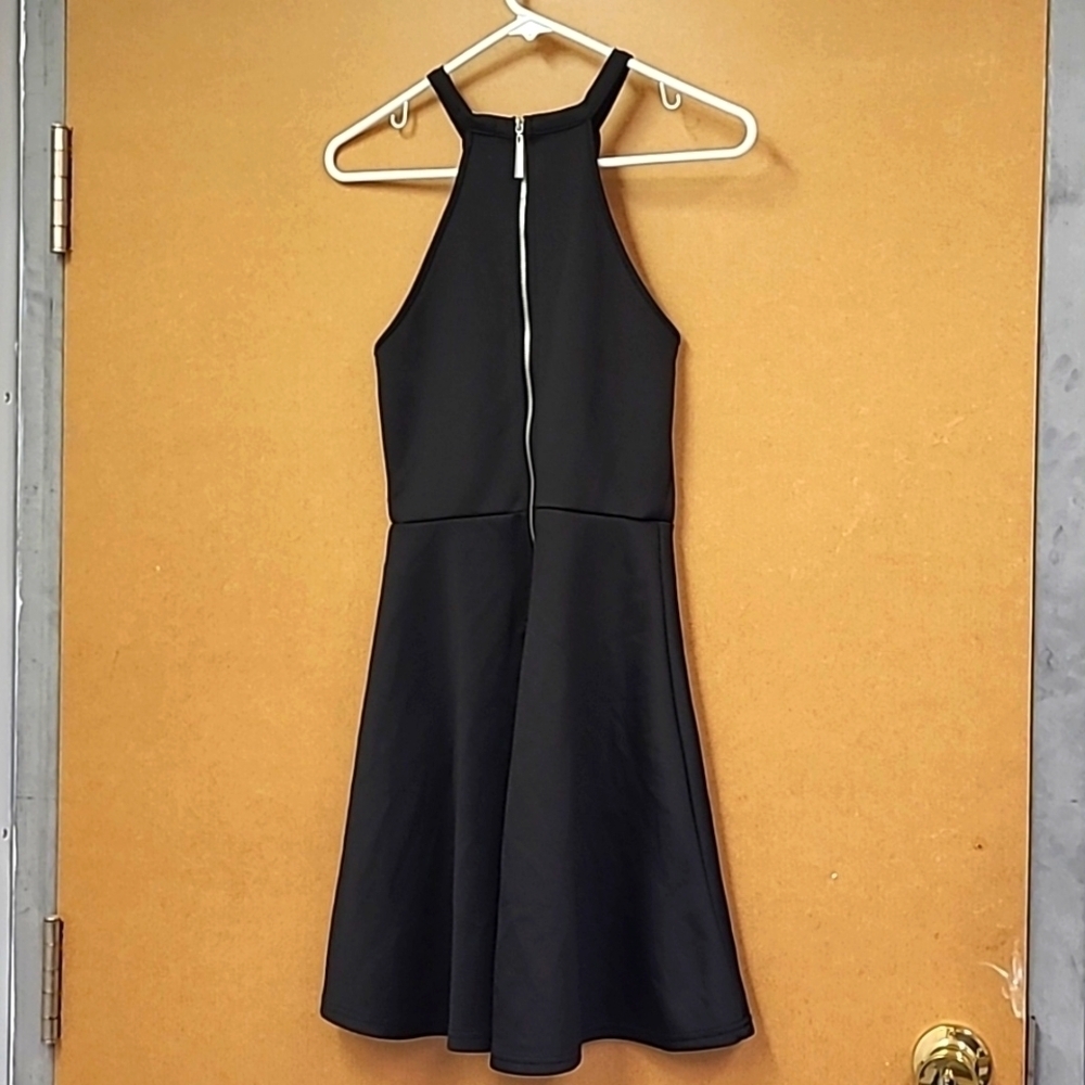Ardene Size S Black Halter Mini Dress - Picture 2 of 10